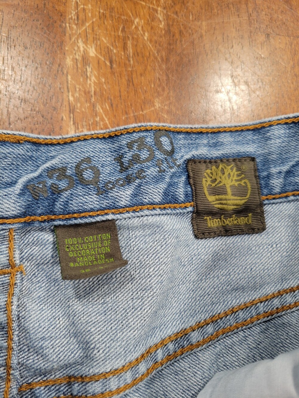 Vintage Timberland Loose Fit 36x30 Jeans Y2K 90s Streetwear Baggy